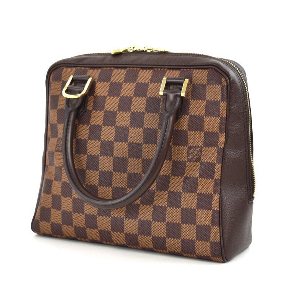 Louis Vuitton Brera One Tote Bag Brown Damier Leather Handbag